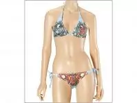 ed hardy femmes maillots de bain hardy8007-sky-bleu-ed